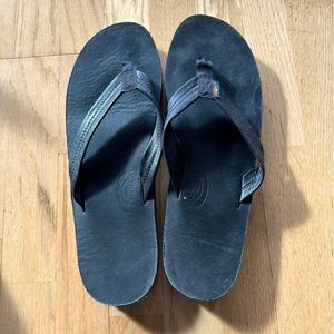 Rainbow Double Layer Classic Sandals Flip Flops Men